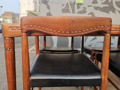 H. W. Klein, Bramin Scandinavian Extending Dining Table and Six Chairs with Carving - Thumbnail 13