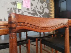 H. W. Klein, Bramin Scandinavian Extending Dining Table and Six Chairs with Carving - Thumbnail 14