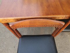 H. W. Klein, Bramin Scandinavian Extending Dining Table and Six Chairs with Carving - Thumbnail 16