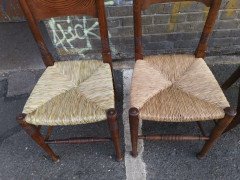Liberty & Co, William Birch, Arts & Crafts Armchair & Two Differing Side Chairs - Thumbnail 8