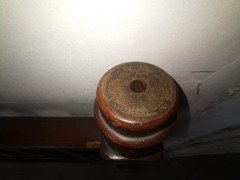 E. W. Godwin Style Rare Anglo- Japanese Walnut Double Bed with Lattice Work Details - Thumbnail 17