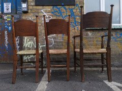 Liberty & Co, William Birch, Arts & Crafts Armchair & Two Differing Side Chairs - Thumbnail 11