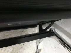 Antonio Citterio for Vitra Chrome and Black Leather Window Seat or Bench - Thumbnail 8