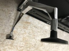 Antonio Citterio for Vitra Chrome and Black Leather Window Seat or Bench - Thumbnail 12