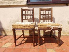 Bruce Talbert for Gillow and Co. – Set of Six Aesthetic Movement Oak Dining Chairs - Thumbnail 6