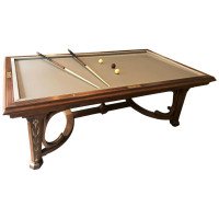 Emile Hurtre an Art Nouveau Billiard Table Made by E. Gueret Medaille D Or, 1889