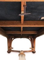 Emile Hurtre an Art Nouveau Billiard Table Made by E. Gueret Medaille D Or, 1889 - Thumbnail 3