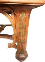 Emile Hurtre an Art Nouveau Billiard Table Made by E. Gueret Medaille D Or, 1889 - Thumbnail 5