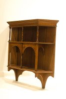 E W Godwin attributed An Aesthetic Movement set of Oak Wall Shelves - Thumbnail 3