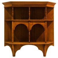 E W Godwin attributed An Aesthetic Movement set of Oak Wall Shelves - Thumbnail 1