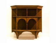 E W Godwin attributed An Aesthetic Movement set of Oak Wall Shelves - Thumbnail 2