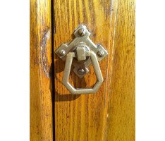 Charles Bevan, In the Style of – Gothic Revival Oak Bedside Cabinet with Inlay - Thumbnail 5