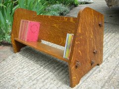 Good Quality Arts & Crafts Table Top Bookcase Made From 1/4 Sawn Oak - Thumbnail 2