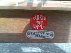 Parker Knoll, Mid- Century English Arts & Crafts Style Oak Reclining Armchair - Thumbnail 1
