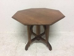 A W N Pugin Attri, An Exceptional Gothic Revival Octagonal Oak Centre Table - Thumbnail 8
