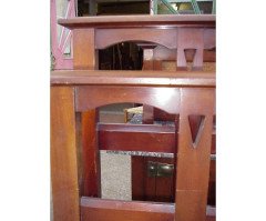 E. A. Taylor, attributed. Wylie & Lochhead Arts & Crafts Four-Piece Mahogany Bedroom Suite - Thumbnail 11