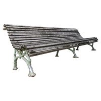 Coalbrookdale Cast Iron Garden Bench in the Style of Organic Naturistic Branches - Thumbnail 1