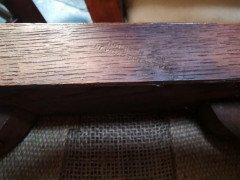 Sopworth & Son. 5 English Gothic Revival Oak Dining Chairs with Ebonized Inlays - Thumbnail 19