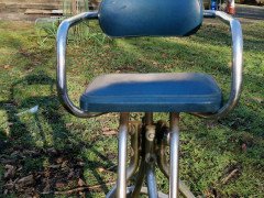 Mid- Century Modern Chrome Rotating & Extending Child's Hairdressing Armchair - Thumbnail 6