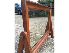 Arts & Crafts Cotswold School Dressing Table Swivel Mirror with a Frame Sides - Thumbnail 2