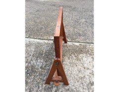 Arts & Crafts Cotswold School Dressing Table Swivel Mirror with a Frame Sides - Thumbnail 3