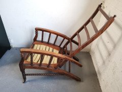 Morris & Co Attributed, an Aesthetic Movement Reclining Armchair - Thumbnail 2