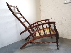 Morris & Co Attributed, an Aesthetic Movement Reclining Armchair - Thumbnail 3