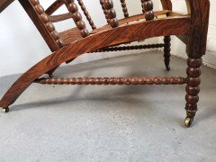 Morris & Co Attributed, an Aesthetic Movement Reclining Armchair - Thumbnail 6