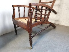 Morris & Co Attributed, an Aesthetic Movement Reclining Armchair - Thumbnail 7