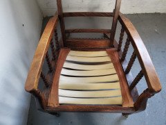 Morris & Co Attributed, an Aesthetic Movement Reclining Armchair - Thumbnail 10