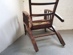 Morris & Co Attributed, an Aesthetic Movement Reclining Armchair - Thumbnail 14