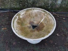 Willy Guhl, Eternit, Garden Planter with Ball Stand for the Dish Shaped Planter - Thumbnail 6