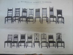 Wylie & Lochhead a Set of Five Scottish Arts & Crafts Oak Dining Chairs '4 + 1' - Thumbnail 8