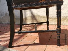 Bruce Talbert. Gillows, Four Aesthetic Movement Ebonised & Gilt Dining Chairs - Thumbnail 11