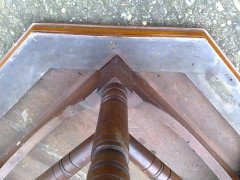 E. W. Godwin (style Of). an Aesthetic Movement Walnut Octagonal Table with Crossed Stretcher - Thumbnail 13