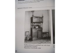 Leon Benouville. an Art Nouveau Oak Desk or Side Chair with Subtle Organic Lines - Thumbnail 1