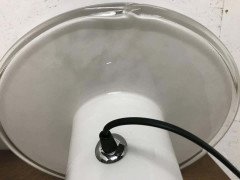 Vetri Murano, a Rare Italian Mid- Century White Opaque Glass Mushroom Lamp - Thumbnail 2