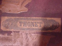 Thonet – Vienna Secession beech bentwood settee with caned seat and back - Thumbnail 19