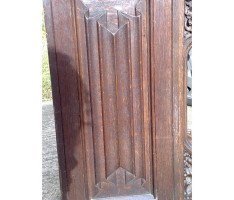A W N Pugin Attri, Gothic Revival Oak Davenport with Linenfold & Floral Carving - Thumbnail 15