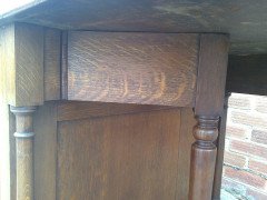 A Quality Drop Leaf Victorian Oak Dining Table - Thumbnail 6