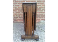 A Quality Drop Leaf Victorian Oak Dining Table - Thumbnail 11