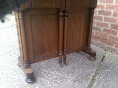 A Quality Drop Leaf Victorian Oak Dining Table - Thumbnail 13