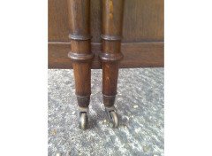 A Quality Drop Leaf Victorian Oak Dining Table - Thumbnail 14