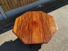 George Faulkner Armitage. an Aesthetic Movement Octagonal Mahogany Center Table - Thumbnail 3