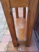 English Arts & Crafts, Craftsman- Made Court Cupboard with Blacksmith Handle - Thumbnail 13