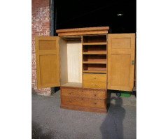 Lamb of Manchester, an Aesthetic Movement Compactum Armoire Wardrobe - Thumbnail 3