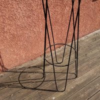 Roger Feraud, Clef De Sol Iron Hat & Coat Stand in Original Black with Red Balls - Thumbnail 8