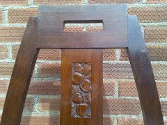Pair of Arts & Crafts Jugendstil Mahogany Armchairs by Peter Behrens - Thumbnail 5