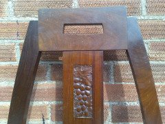 Pair of Arts & Crafts Jugendstil Mahogany Armchairs by Peter Behrens - Thumbnail 14