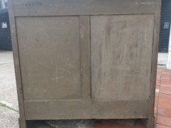 Harris Lebus an Arts & Crafts Oak Chest of Drawers with Brass Ring Pull Handles - Thumbnail 12